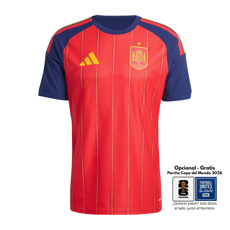 ESPAÑA MUNDIAL I 2026 HOMBRE (VERSIÓN JUGADOR)