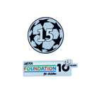 PARCHE OFICIAL CHAMPIONS 15 + UEFA FOUNDATION 10YRS