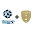 PARCHE OFICIAL CHAMPIONS 15 + UEFA FOUNDATION 10YRS + INTERCONTINENTAL